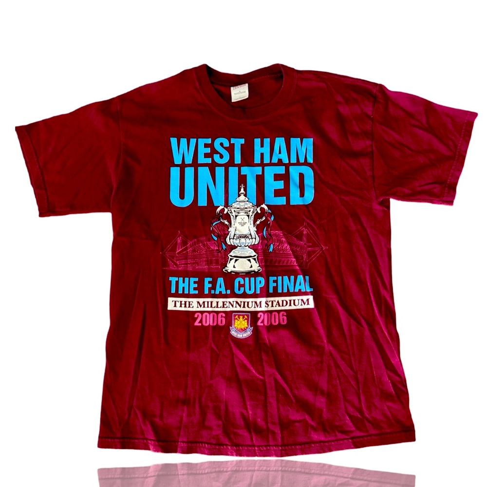 Vintage 2006 West Ham United: The F.A. Cup Final: millennium Stadium Tee: Large